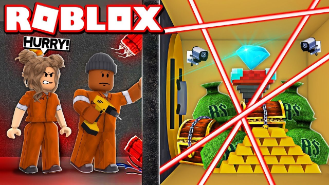 小格解说 roblox 越狱模拟器:珠宝店逃生关卡更新!
